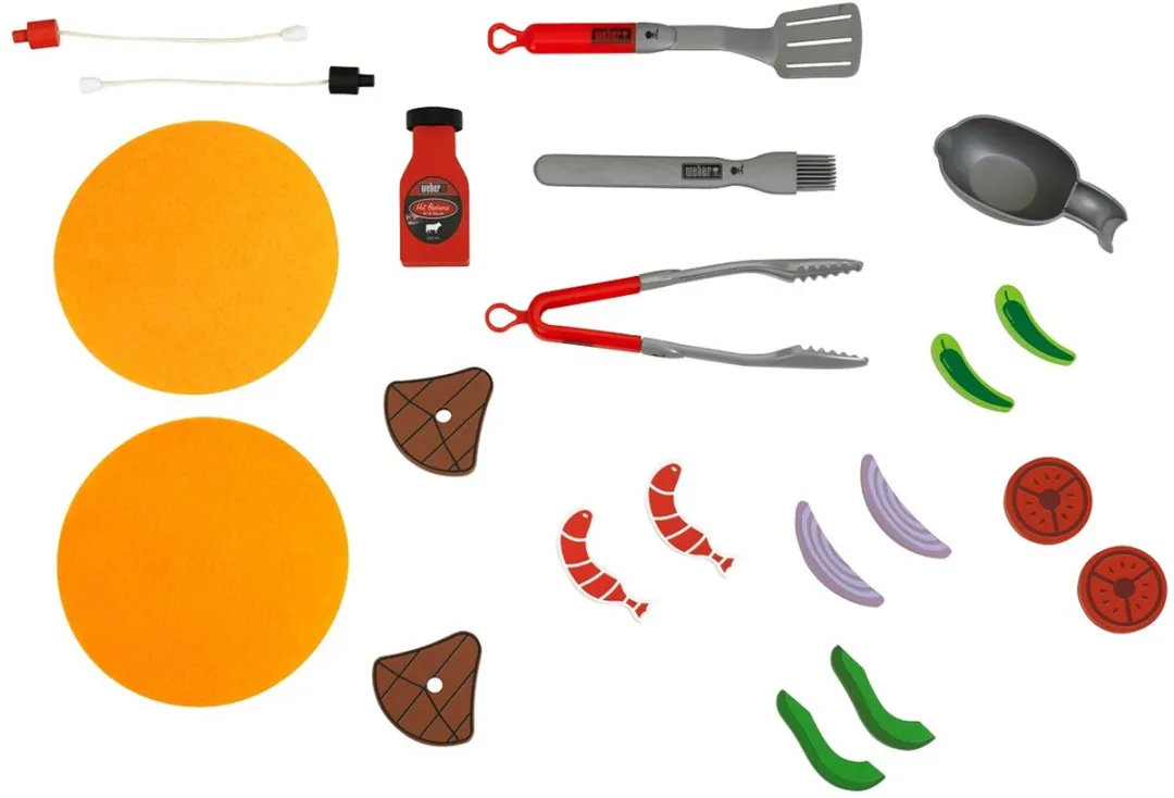 Klein Toys Weber Genesis Kindergrill - Hout - Zwart/Grijs