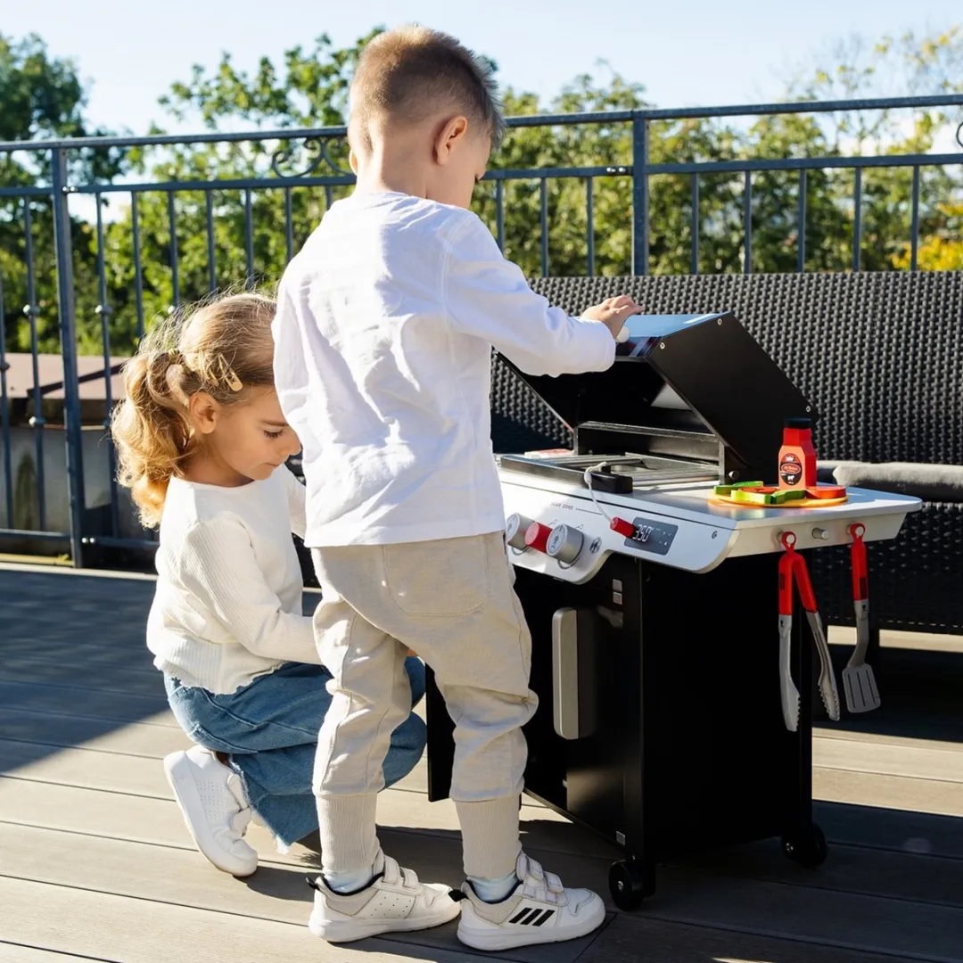 Klein Toys Weber Genesis Kindergrill - Hout - Zwart/Grijs
