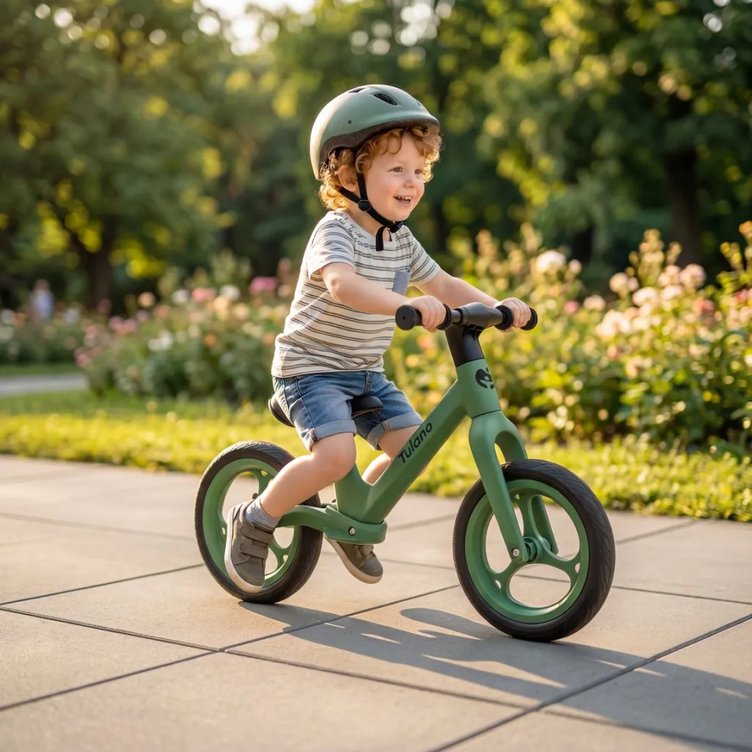 Tulano Route Loopfiets 12 inch - Groen