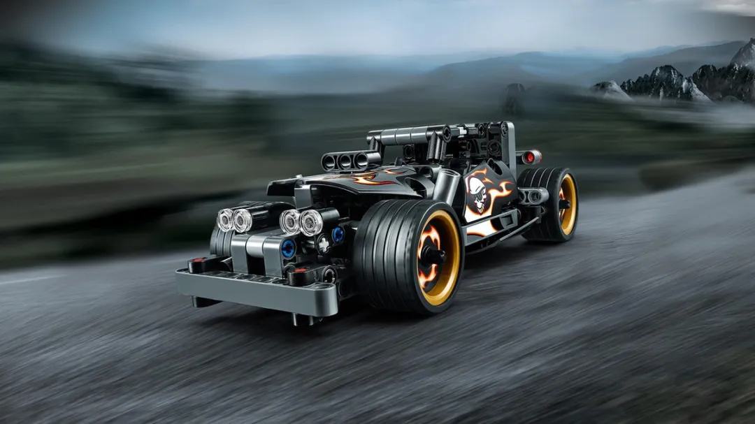 LEGO Technic Ontsnappingsracer 42046 - 170 Stukken - Zwart