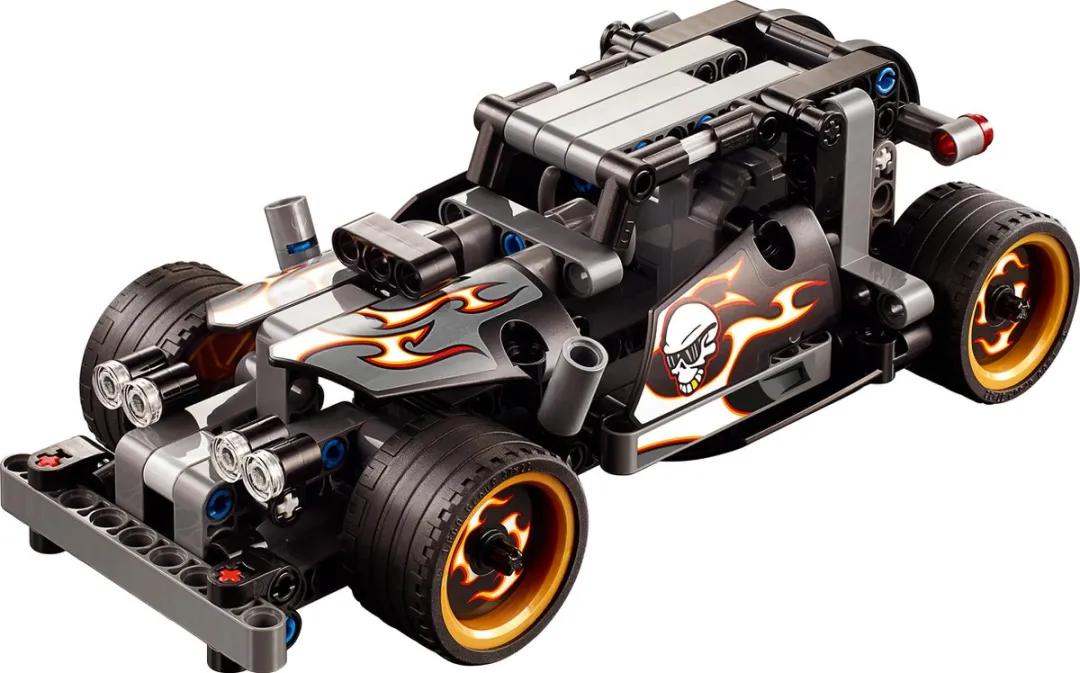 LEGO Technic Ontsnappingsracer 42046 - 170 Stukken - Zwart