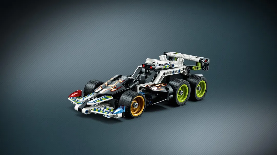LEGO Technic Ontsnappingsracer 42046 - 170 Stukken - Zwart