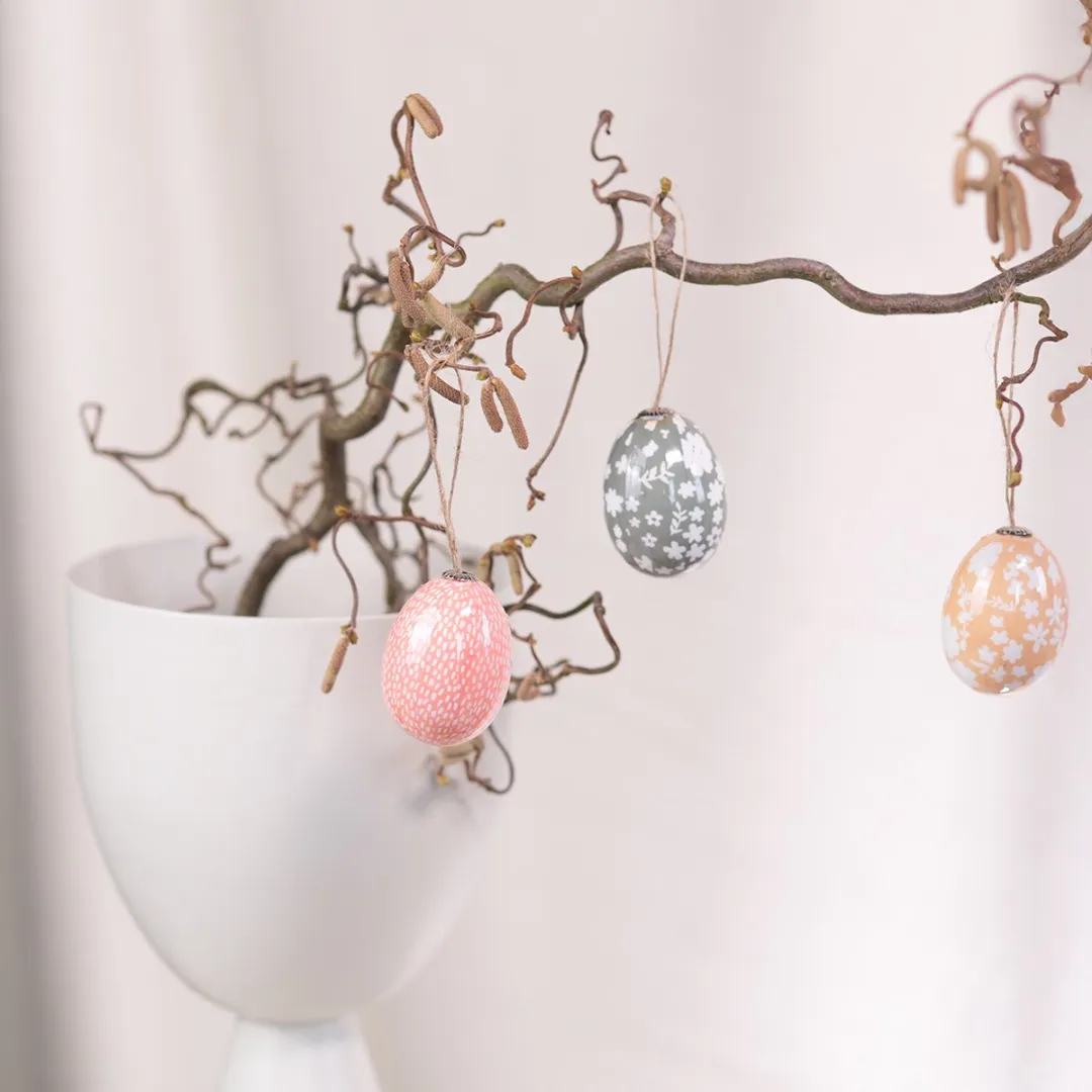 Kaemingk Paaseitjes Decoratie - 6 Stuks - Veelkleurig
