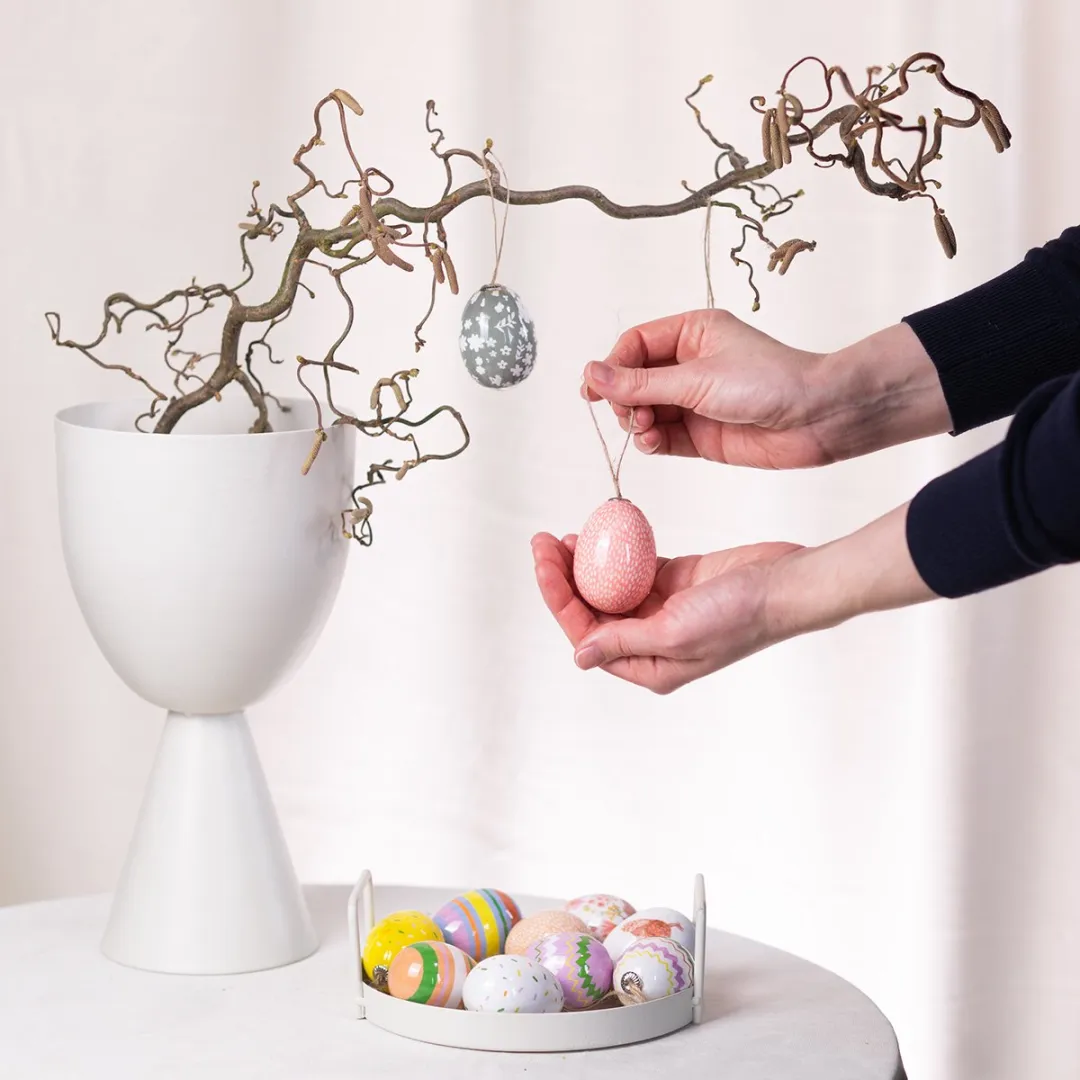 Kaemingk Paaseitjes Decoratie - 6 Stuks - Veelkleurig