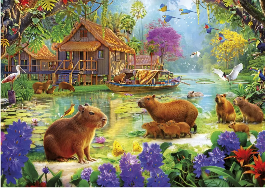 Educa Capybara Village Legpuzzel 500 Stuks