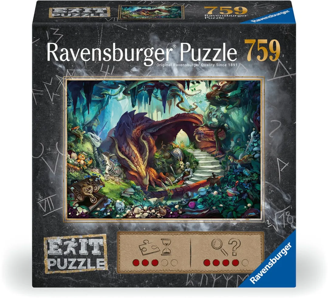 Ravensburger Exit Puzzel In der Drachenhöhle 759 Stuks - Fantasy