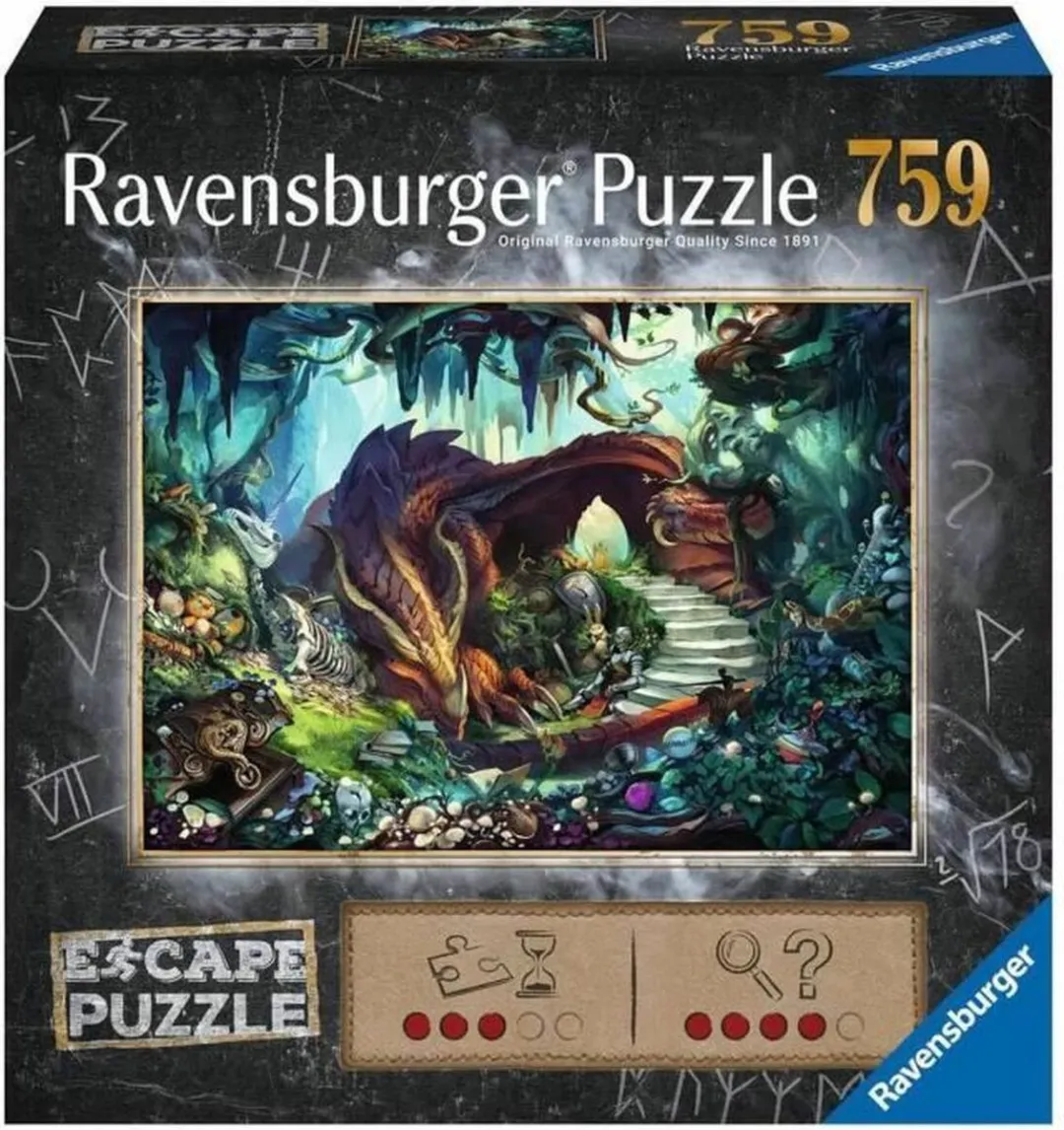 Ravensburger Exit Puzzel In der Drachenhöhle 759 Stuks - Fantasy