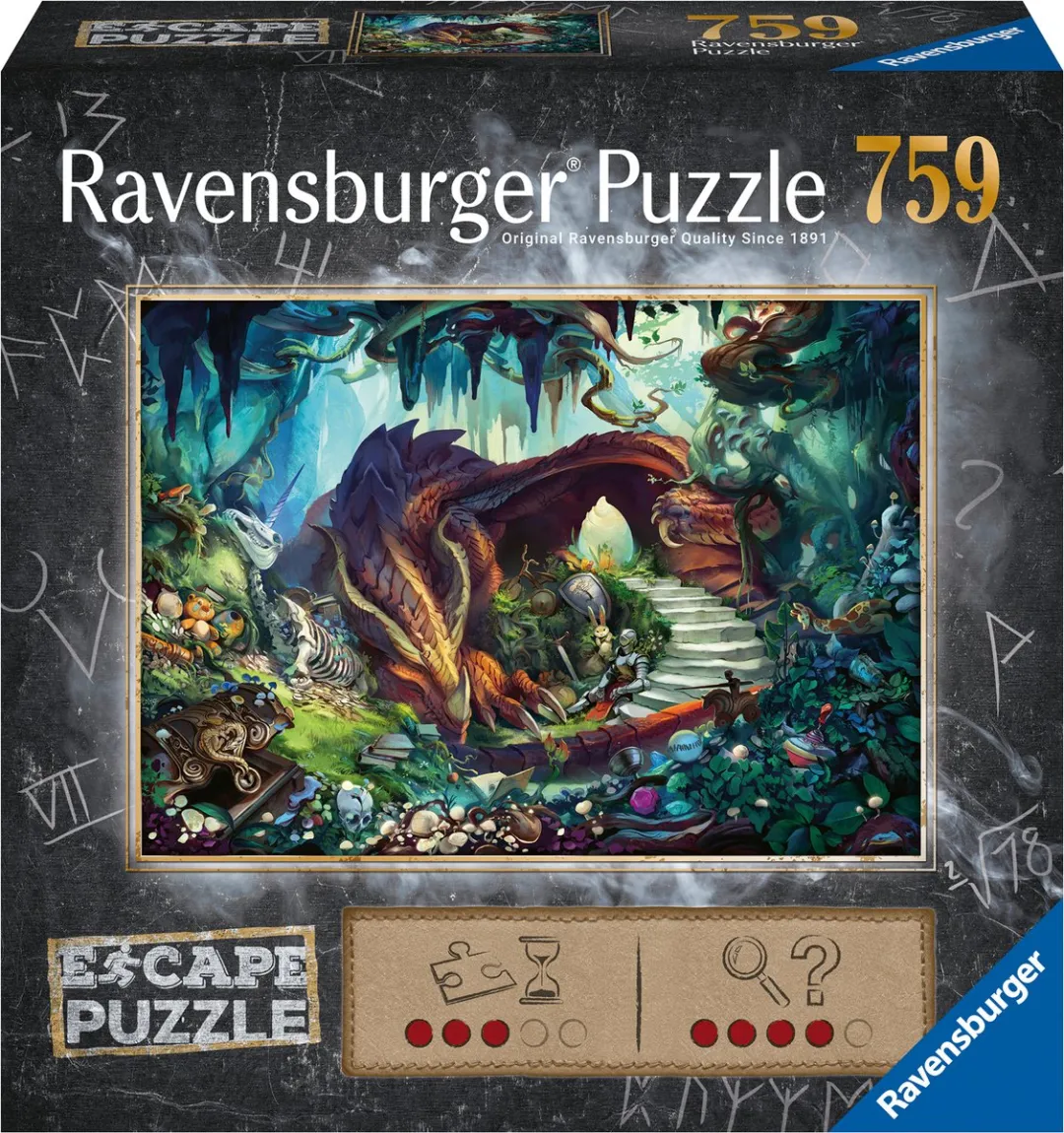 Ravensburger Exit Puzzel In der Drachenhöhle 759 Stuks - Fantasy