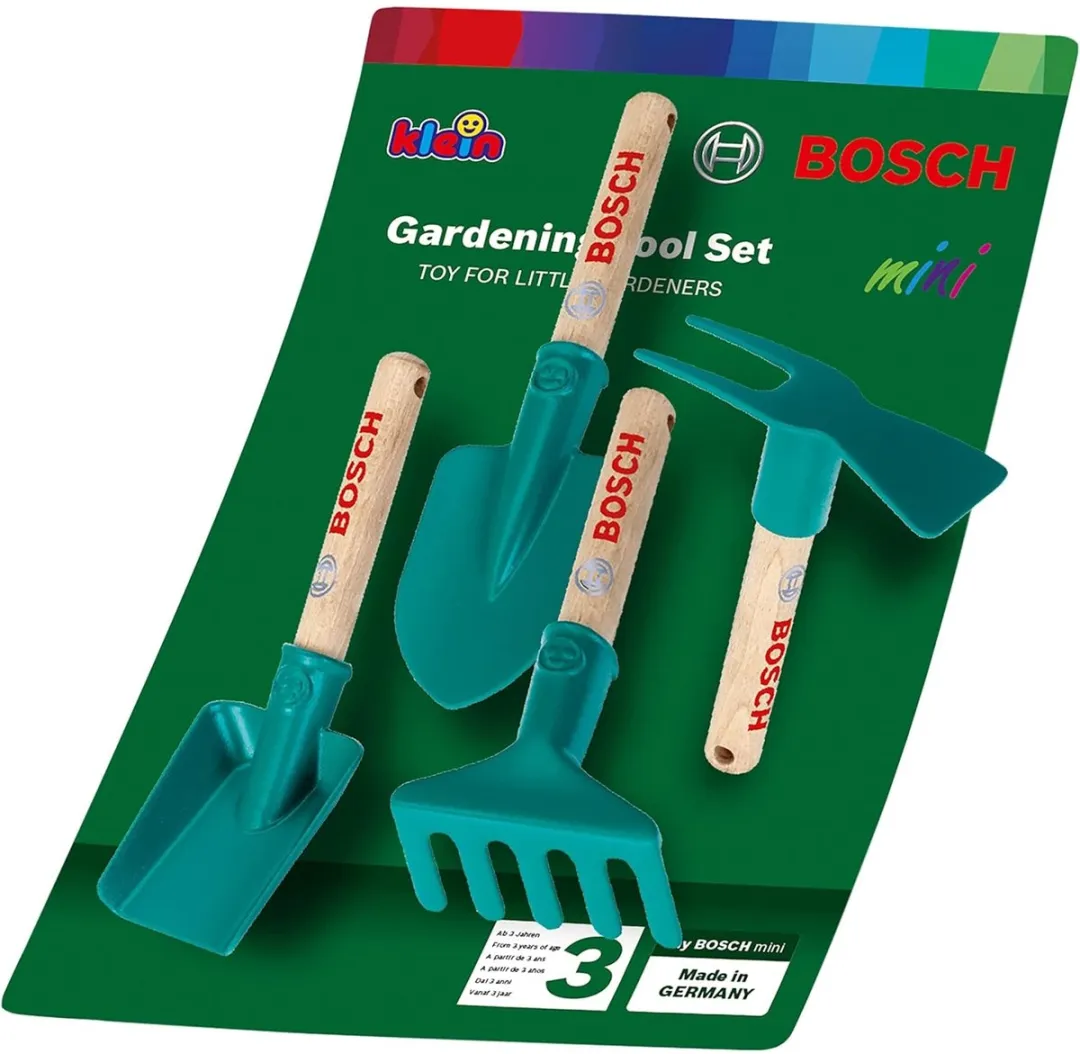 Klein Toys Bosch Tuingereedschapset 4-delig - 2735 - Groen/Rood