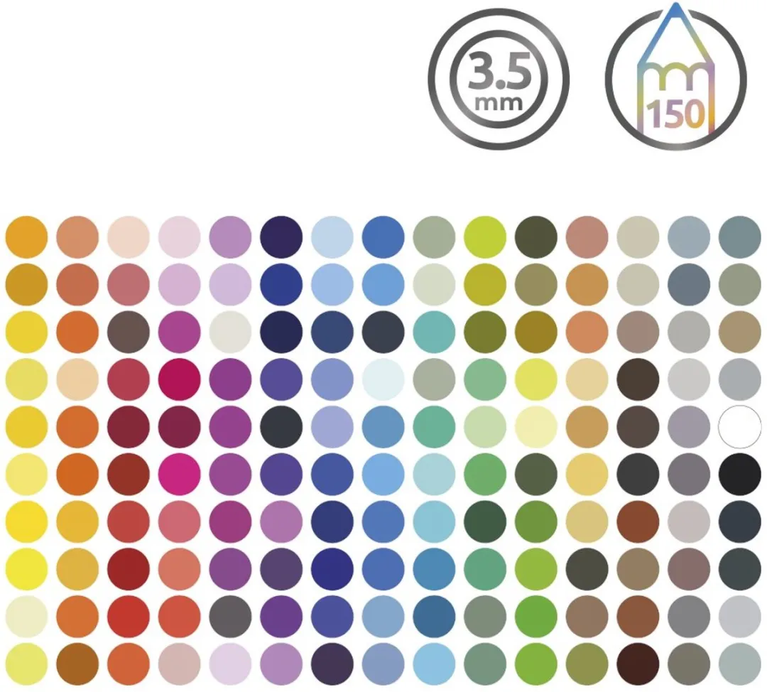 Derwent Chromaflow Kleurpotloden Set 150 Stuks - Assorti