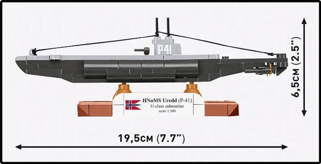 Cobi 4861 HNoMS Uredd (p-41) Modelbouwset