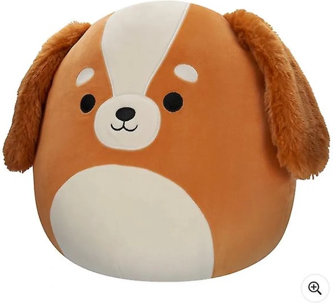 Squishmallows Ysabel Spaniel 30cm - Bruin/Wit