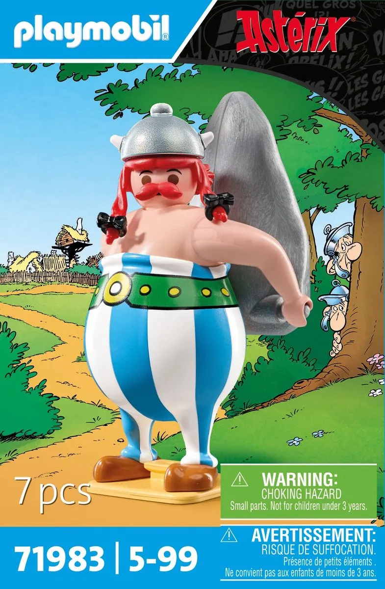 Playmobil Obelix en Menhir 71983 - Asterix Stripfiguren - Multicolor - afbeelding 6 van 6