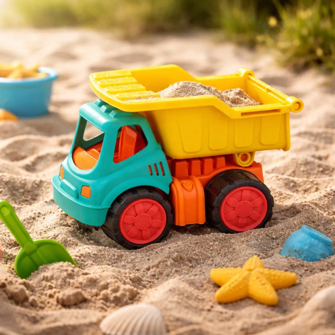 Eddy Toys Zand Kiepwagen Speelgoedtruck 871125225497 - Meerkleurig