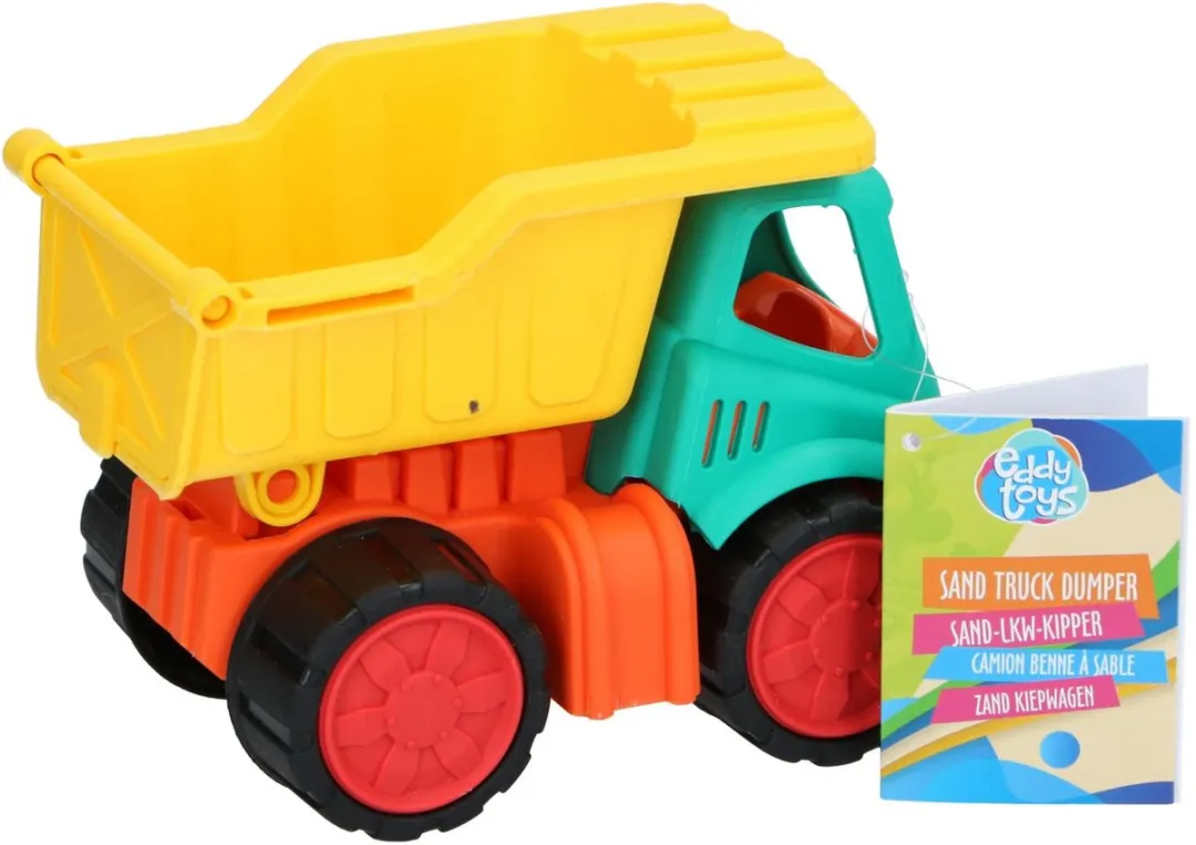 Eddy Toys Zand Kiepwagen Speelgoedtruck 871125225497 - Meerkleurig