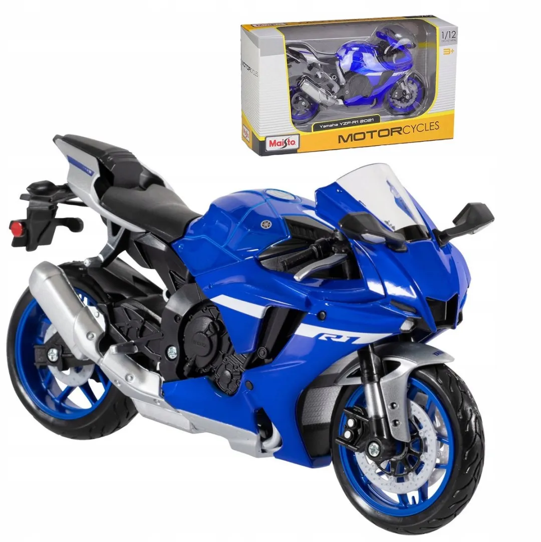 Yamaha YZF-R1 2021 Model 1:1 - Blauw
