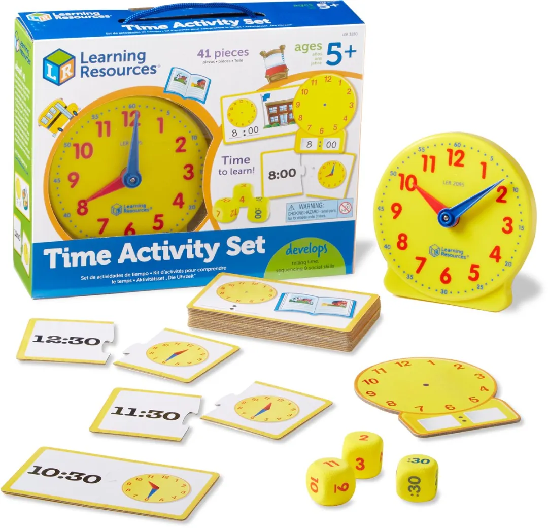 Learning Resources Activiteitenset Klokkijken 950LER3220