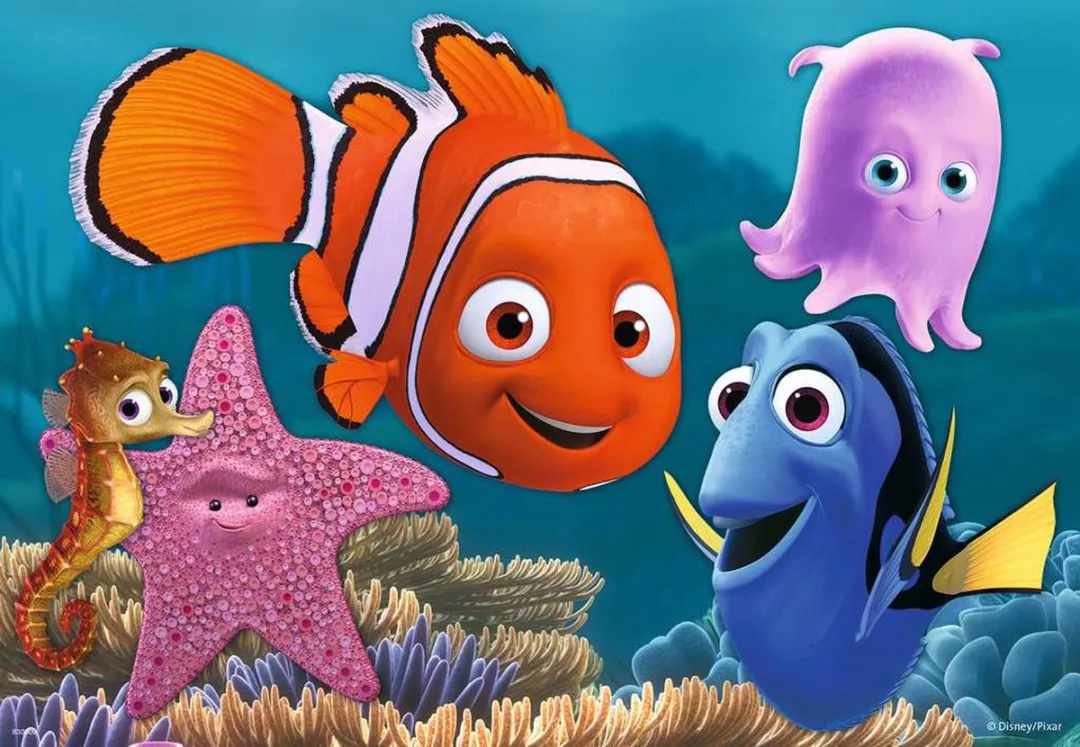 Ravensburger Disney Finding Nemo Nemo ontsnapt - 2x12 Stuks Multicolor