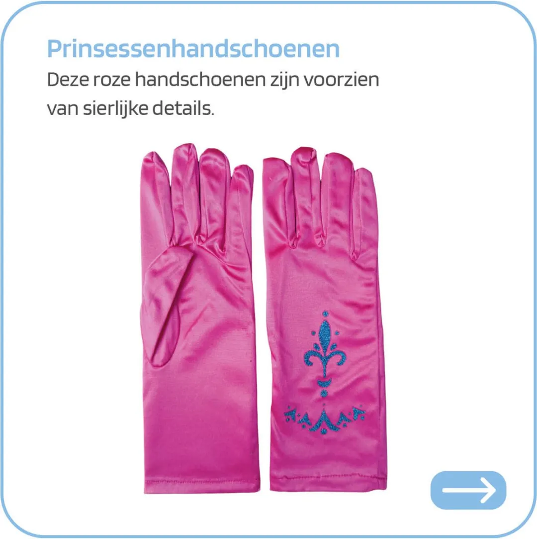 Jobber Toys Prinsessen Accessoire Set Roze - 3-delig