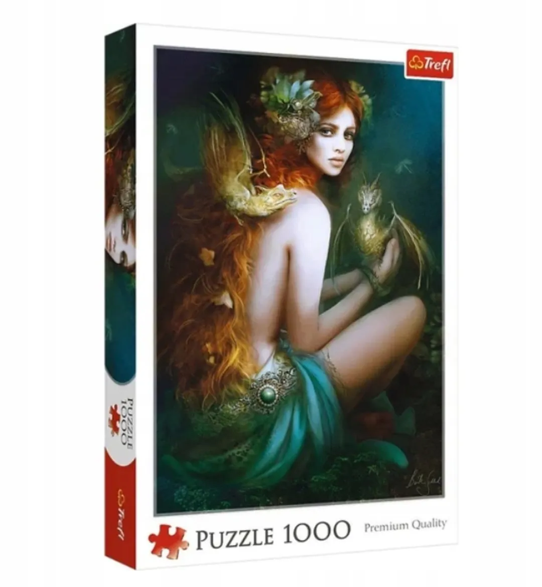 Trefl Vrouw en Draken Puzzel 1000-delig