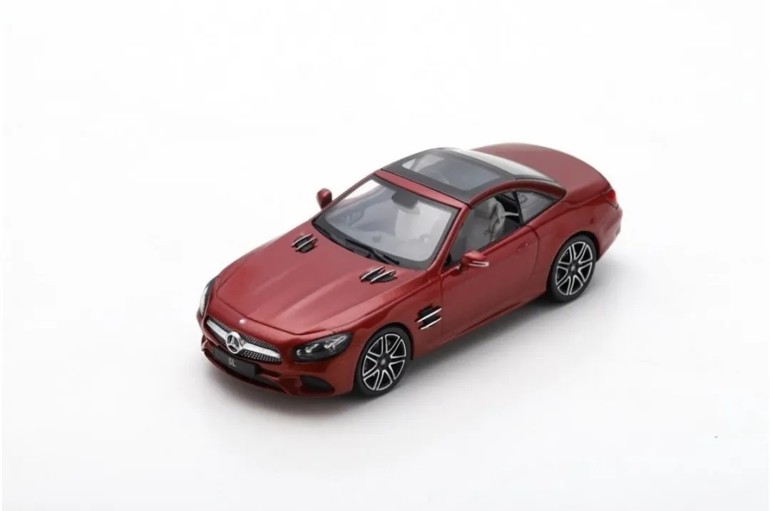 Mercedes-Benz SL S8183 Modelauto - 1:43 - Rood Metallic