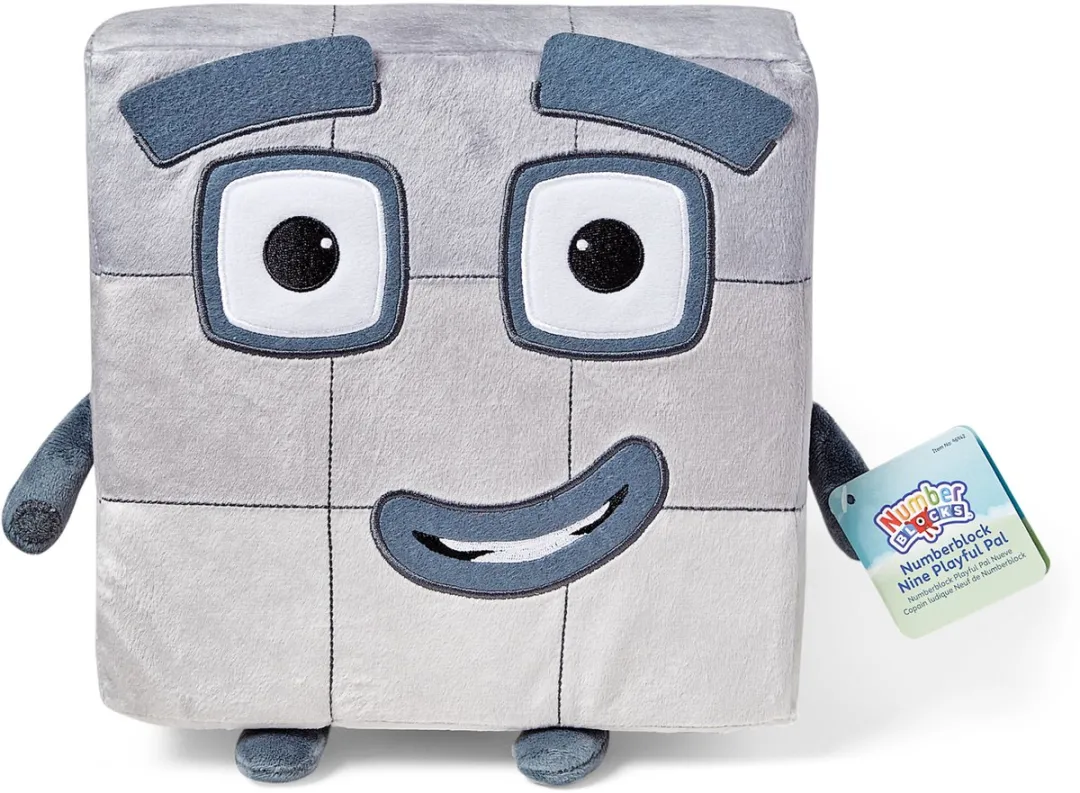 Learning Resources Numberblocks Nine Knuffel - 1 Stuk - Meerkleurig