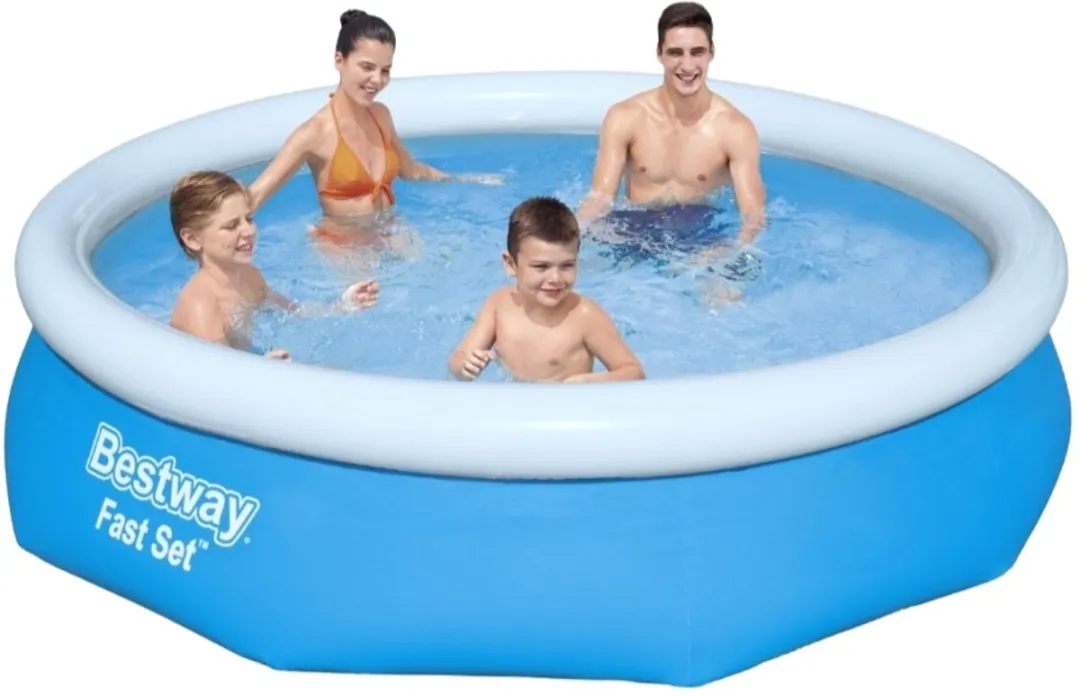 Bestway Fast Set Opblaasbaar Zwembad 305x76cm - 3800L - Blauw