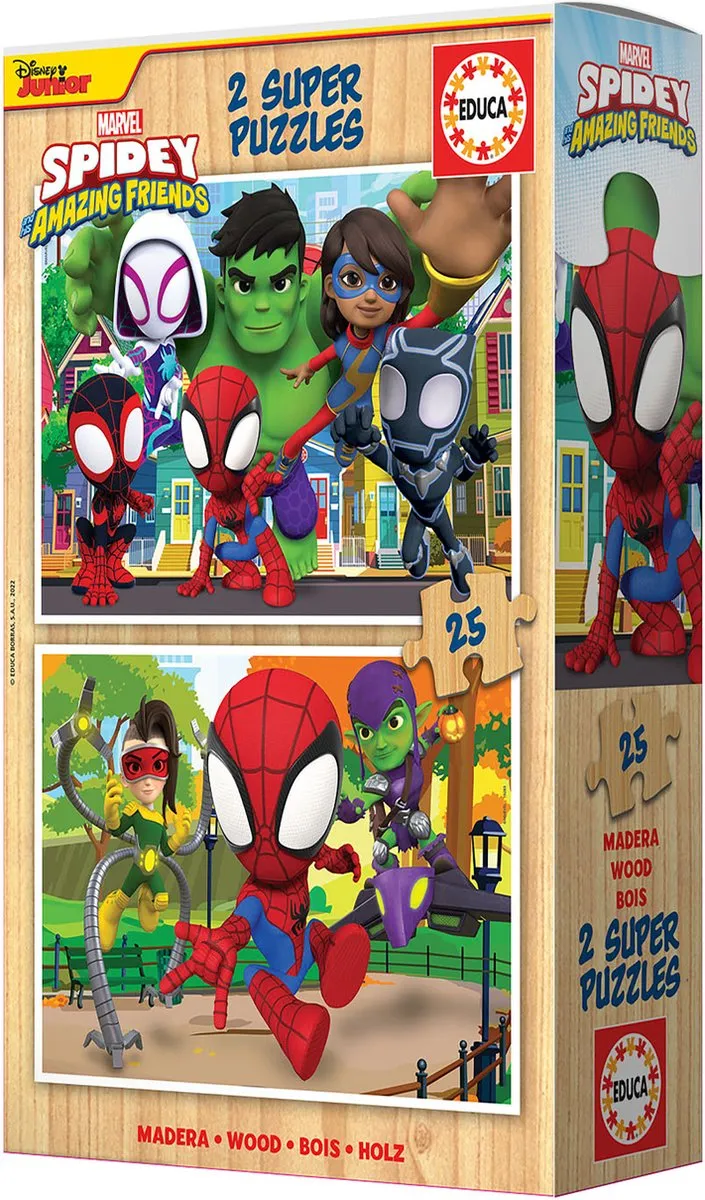 Educa Spidey & His Amazing Friends Legpuzzel