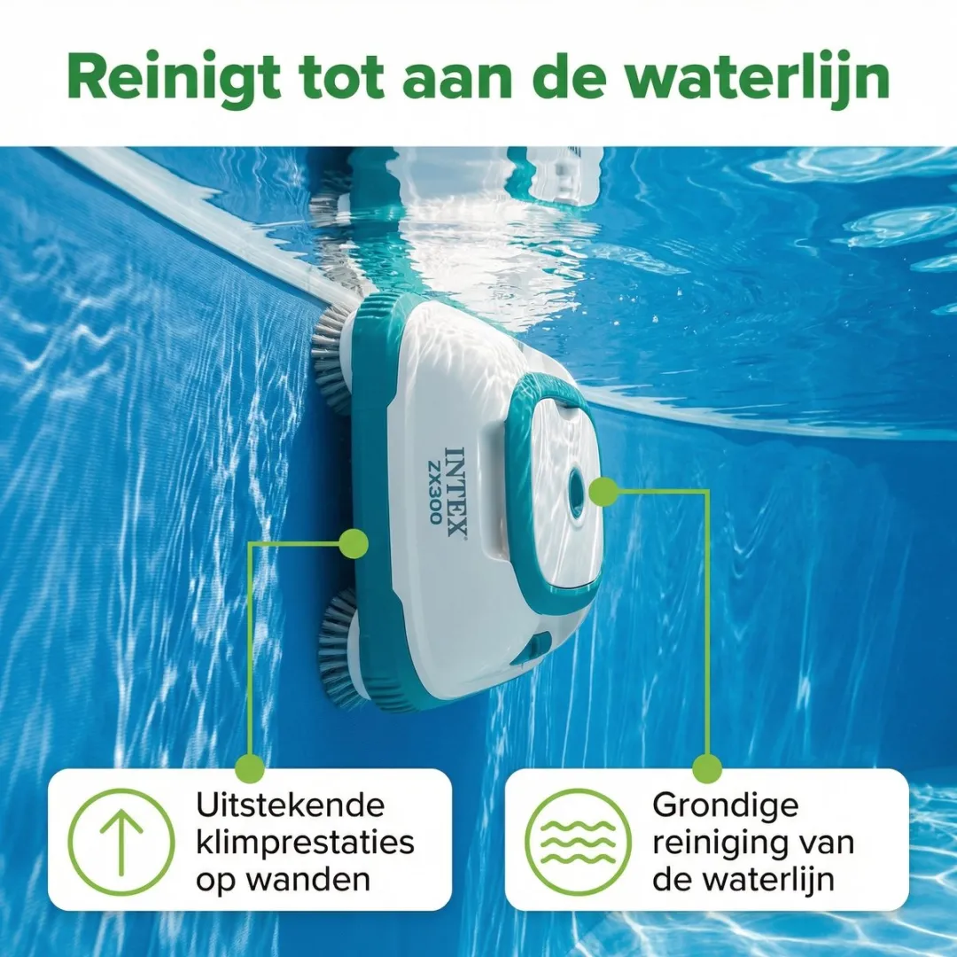 Intex Deluxe ZX300 Zwembadstofzuiger Blauw - 28005