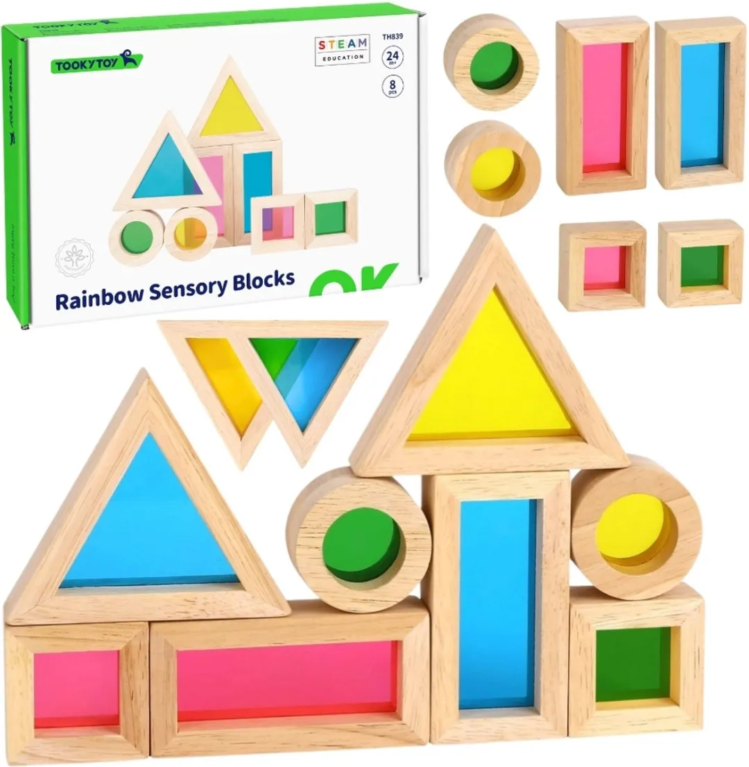 Tooky Toy Houten Piramideka Fox Tower 6 Stuks