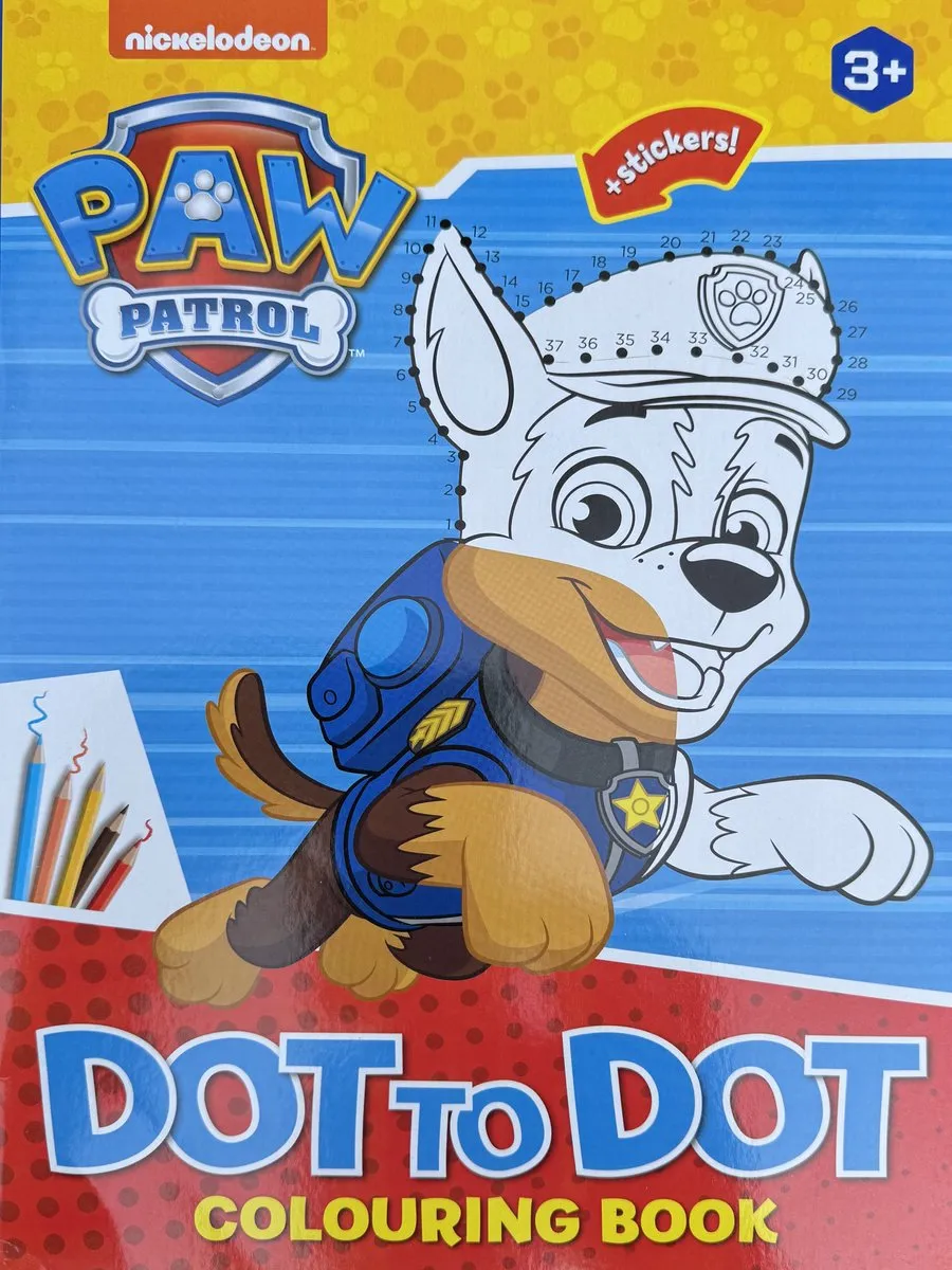 Nickelodeon Paw Patrol Dot-to-Dot Boek