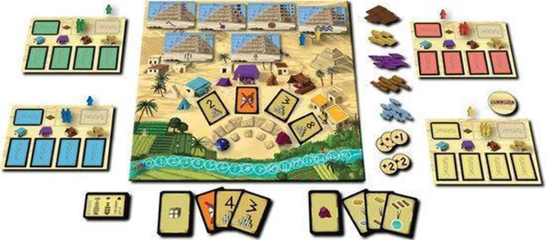 White Goblin Games Saqqara Bordspel - 3-5 Spelers
