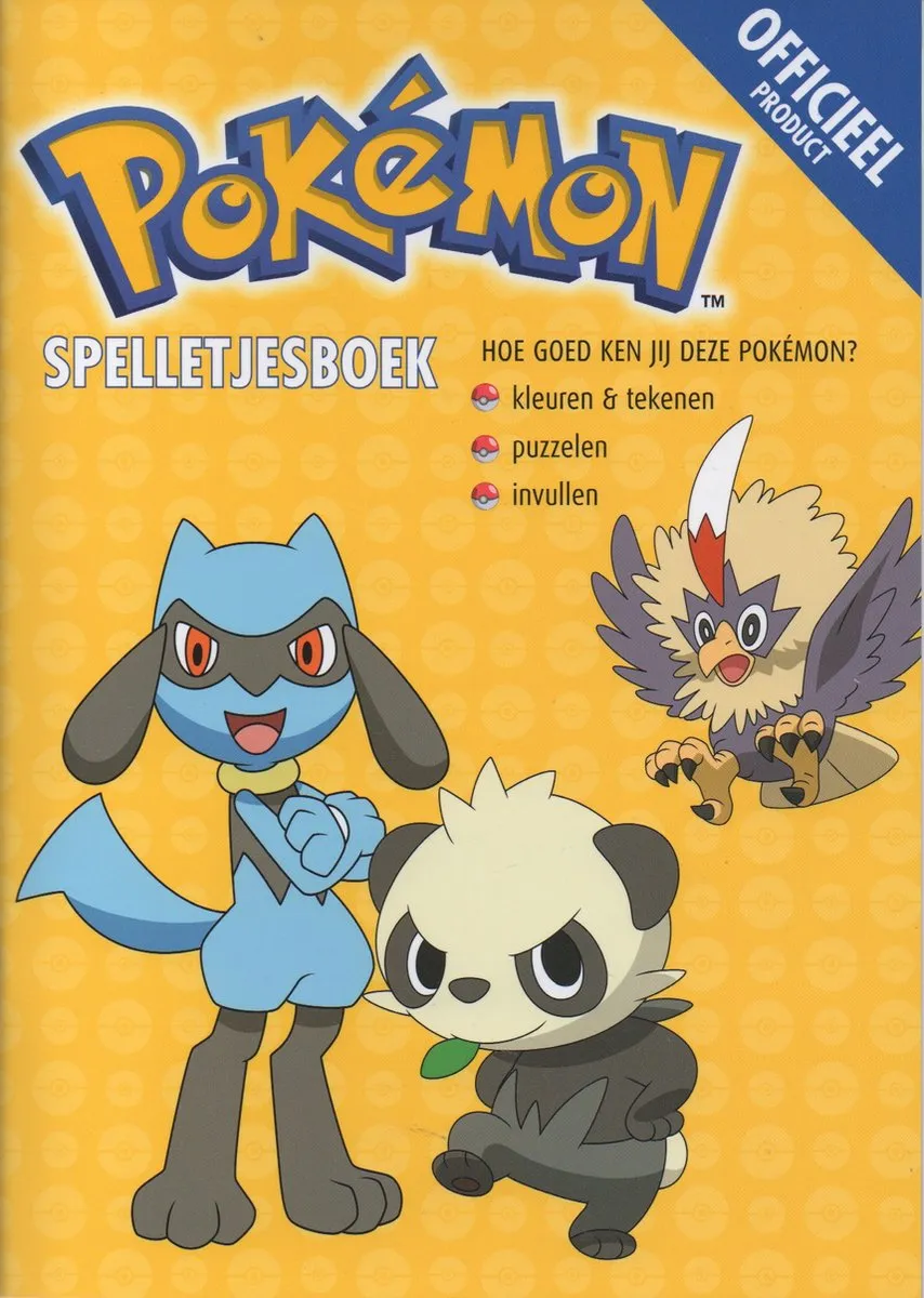 Pokémon Spelletjesboek Hoe goed ken jij deze Pokémon