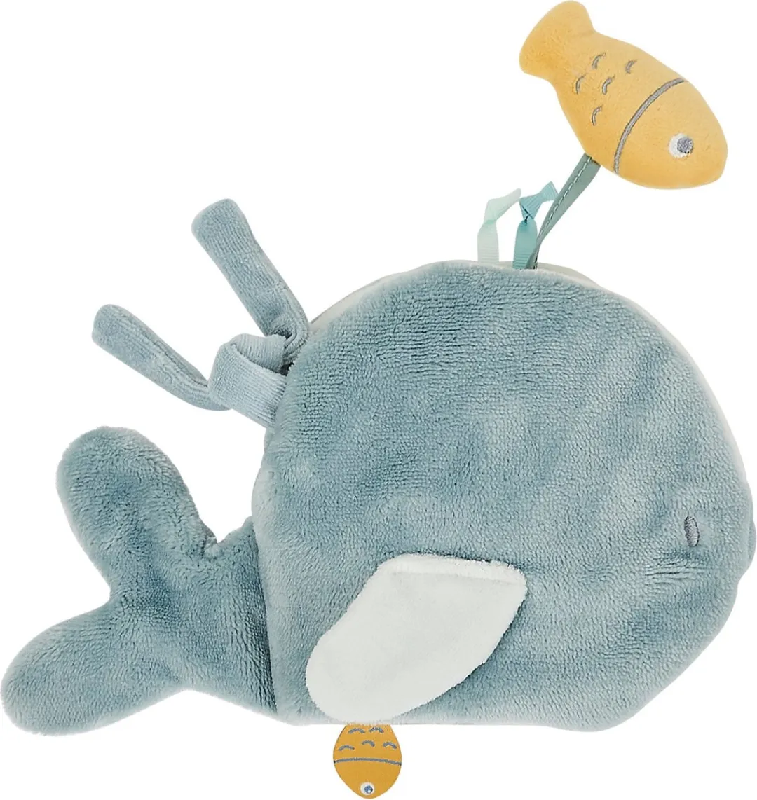 Nattou Baby Activiteitenboekje Walvis Romeo Jules en Sally 15cm