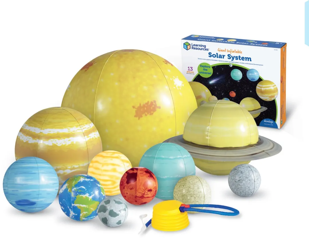 Learning Resources Opblaasbaar Zonnestelsel Set 950LER2434 - Multicolor