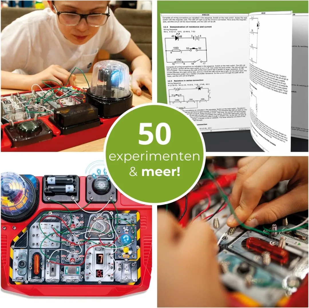 Velleman Elektronica Projectenkit - 50 Experimenten - 2x AAA - afbeelding 6 van 6