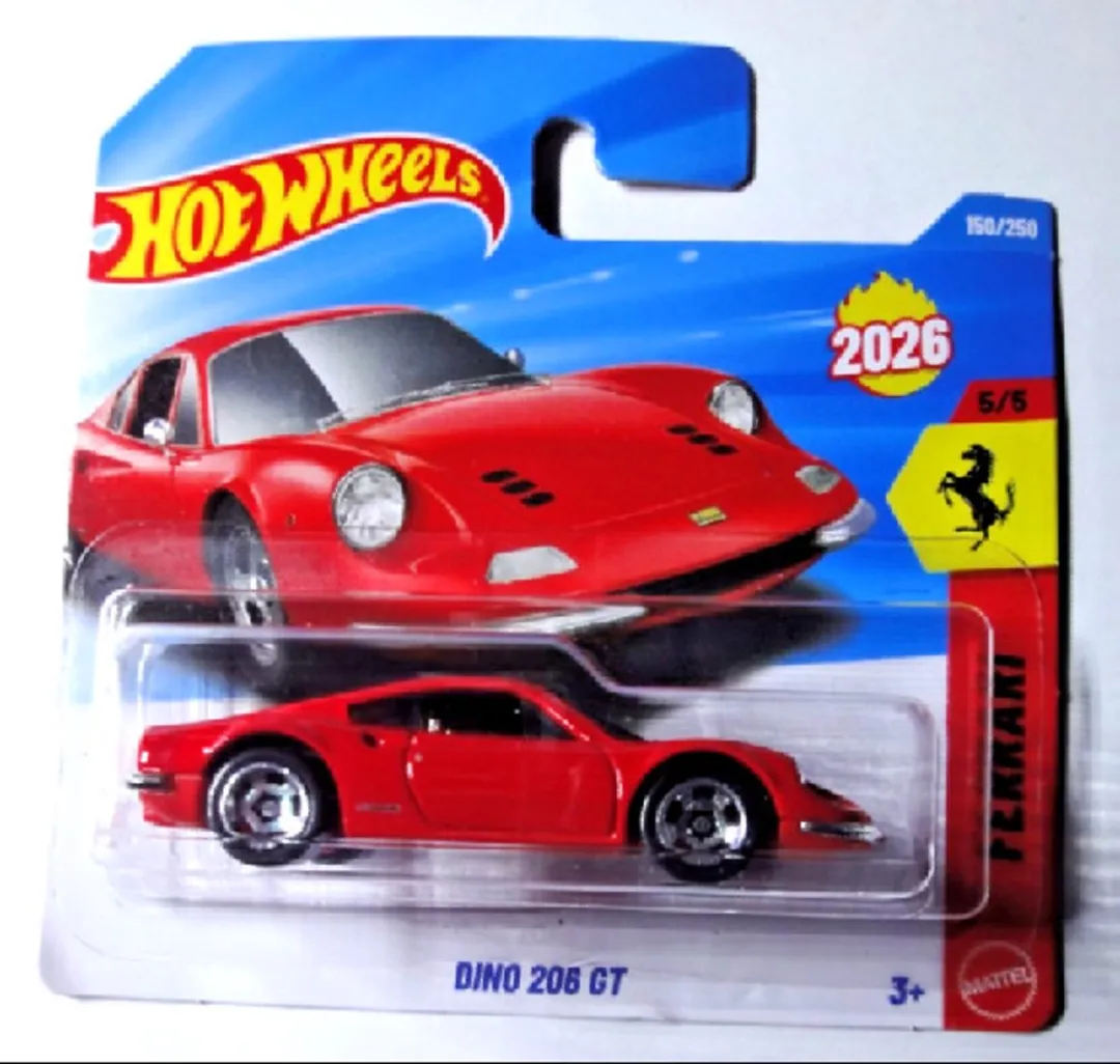 Hot Wheels Dino 206 GT Racing Red 2026