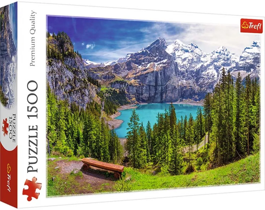 Trefl Lake Oeschinen 1500 Stuks Multikleur Puzzel