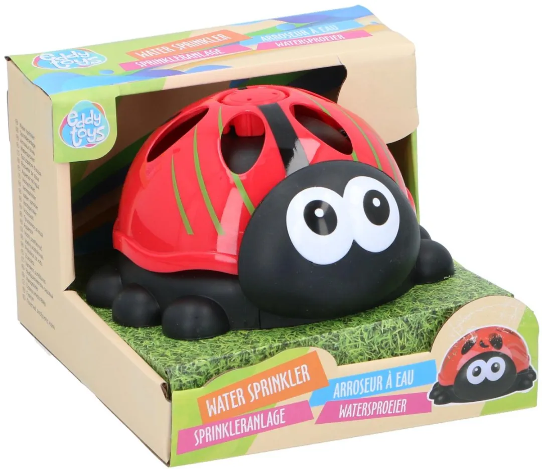 Eddy Toys Lieveheersbeestje Watersproeier - Rood/Zwart