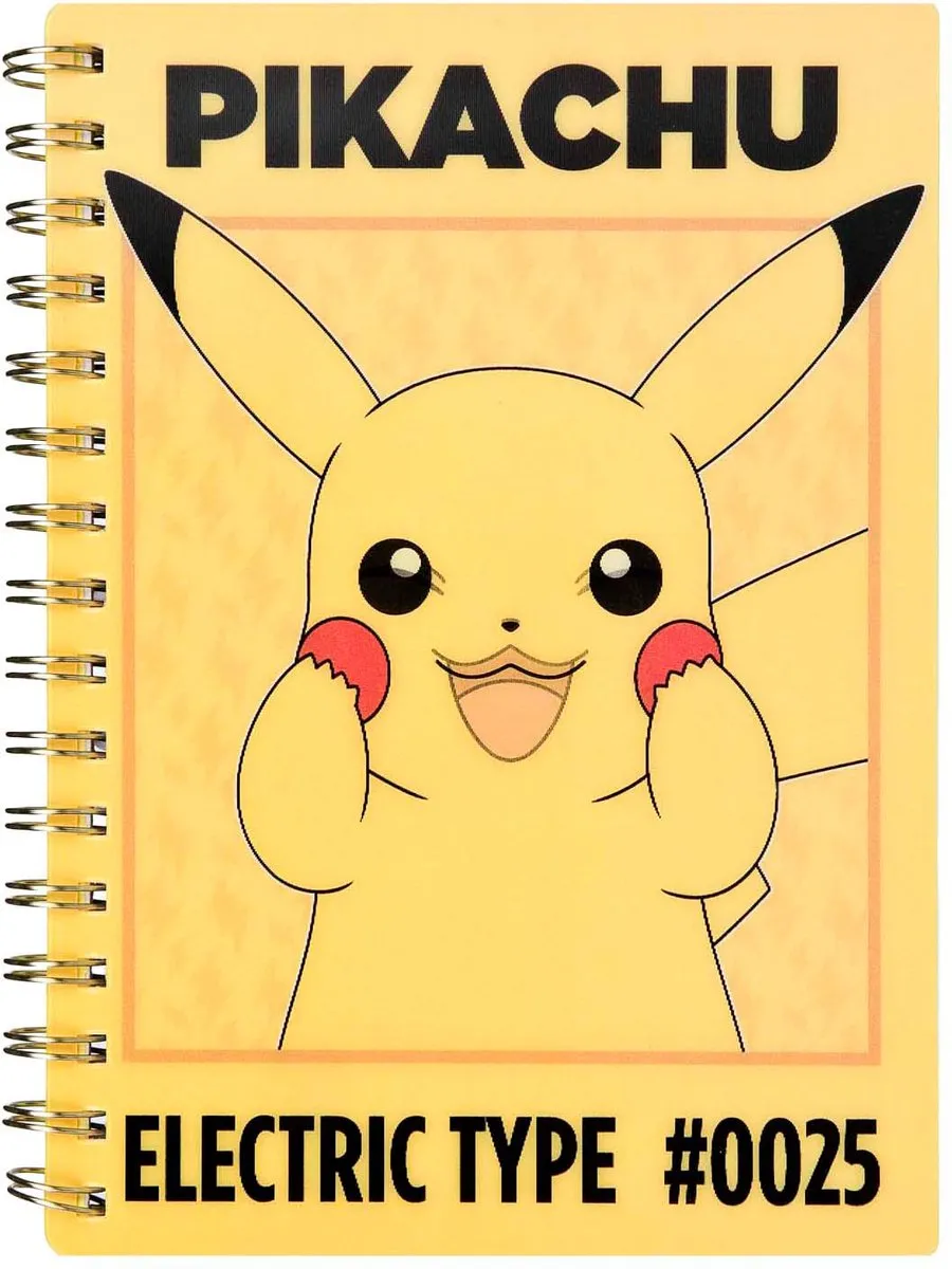 Pokémon 3D Notitieboek - Meerkleurig
