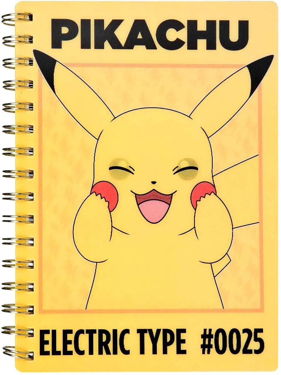 Pokémon 3D Notitieboek - Meerkleurig