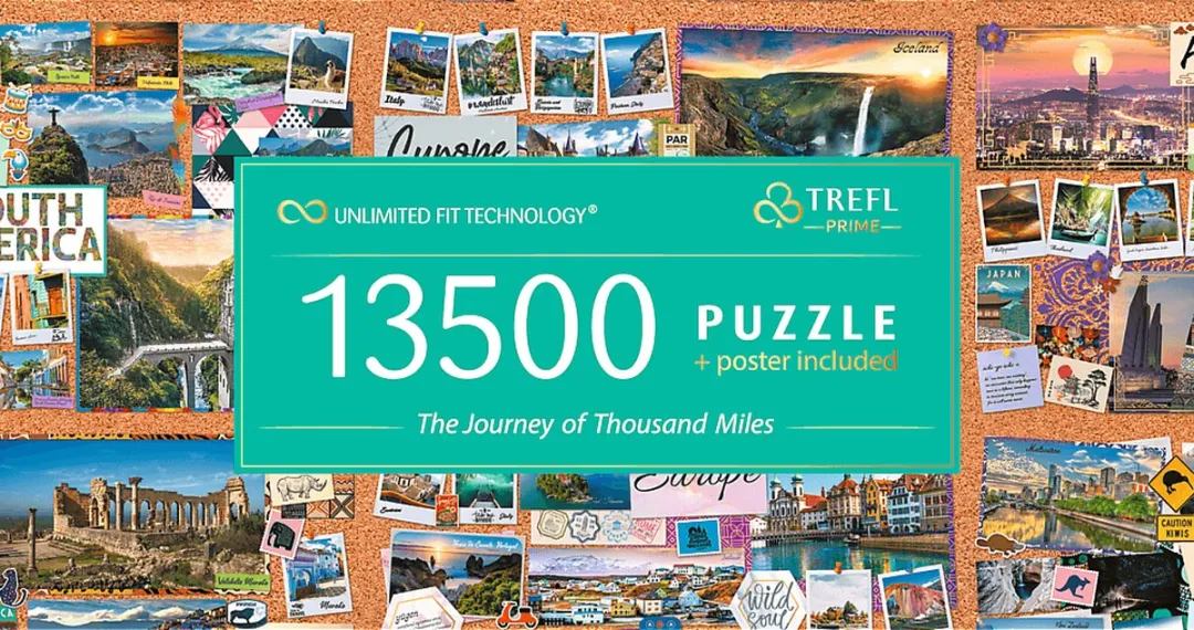 Trefl The Journey of Thousand Miles Puzzle 13500 Stuks - Meerkleurig