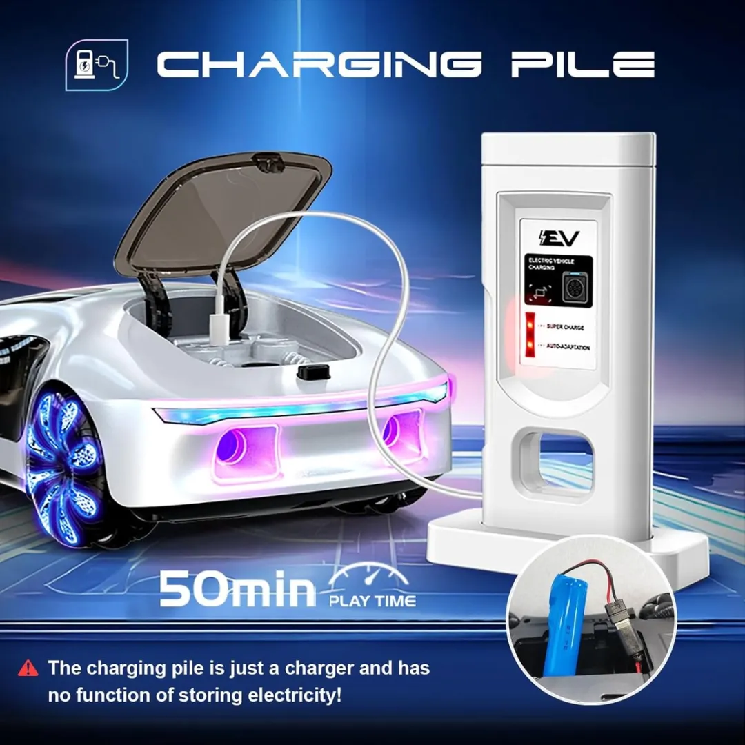 ECTEATOY Afstandsbedienbare Auto Handgebaren - 360° Stunts - Licht & Geluid
