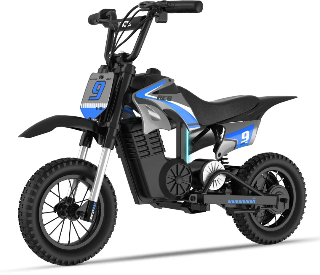 RCB R9XPRO Elektrische Crossmotor 36V - 350W - 3 Versnellingen - Blauw