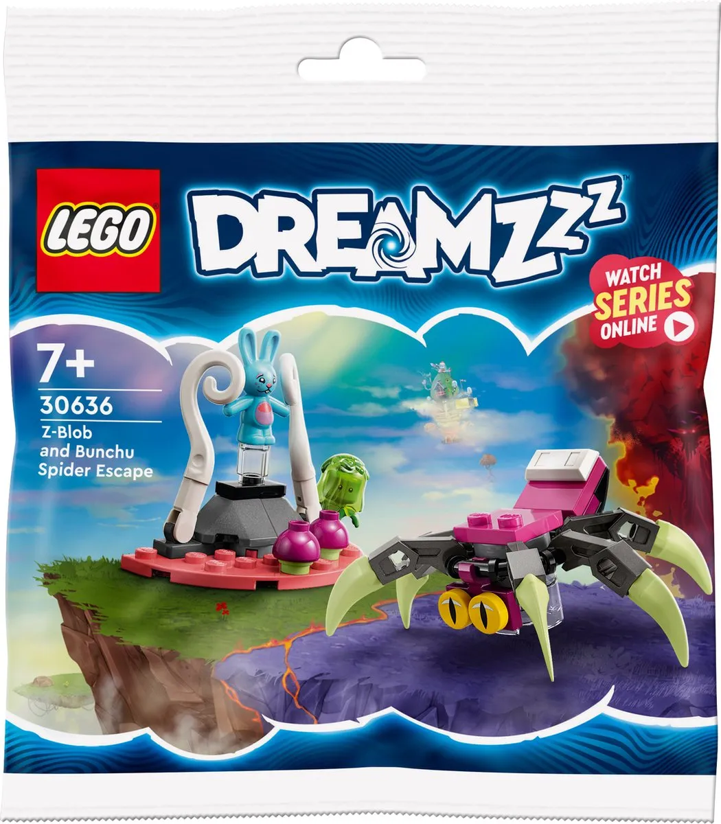 LEGO Dreamzzz 30636 Z-Blob en Bunchu Spinontsnapping - Multi