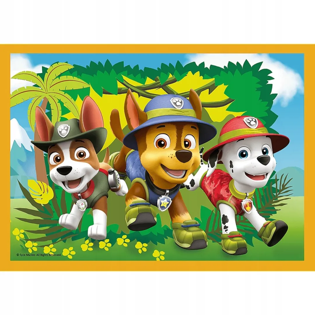 Trefl Paw Patrol Stadsuitje Puzzelset 207 Stuks - 4 in 1