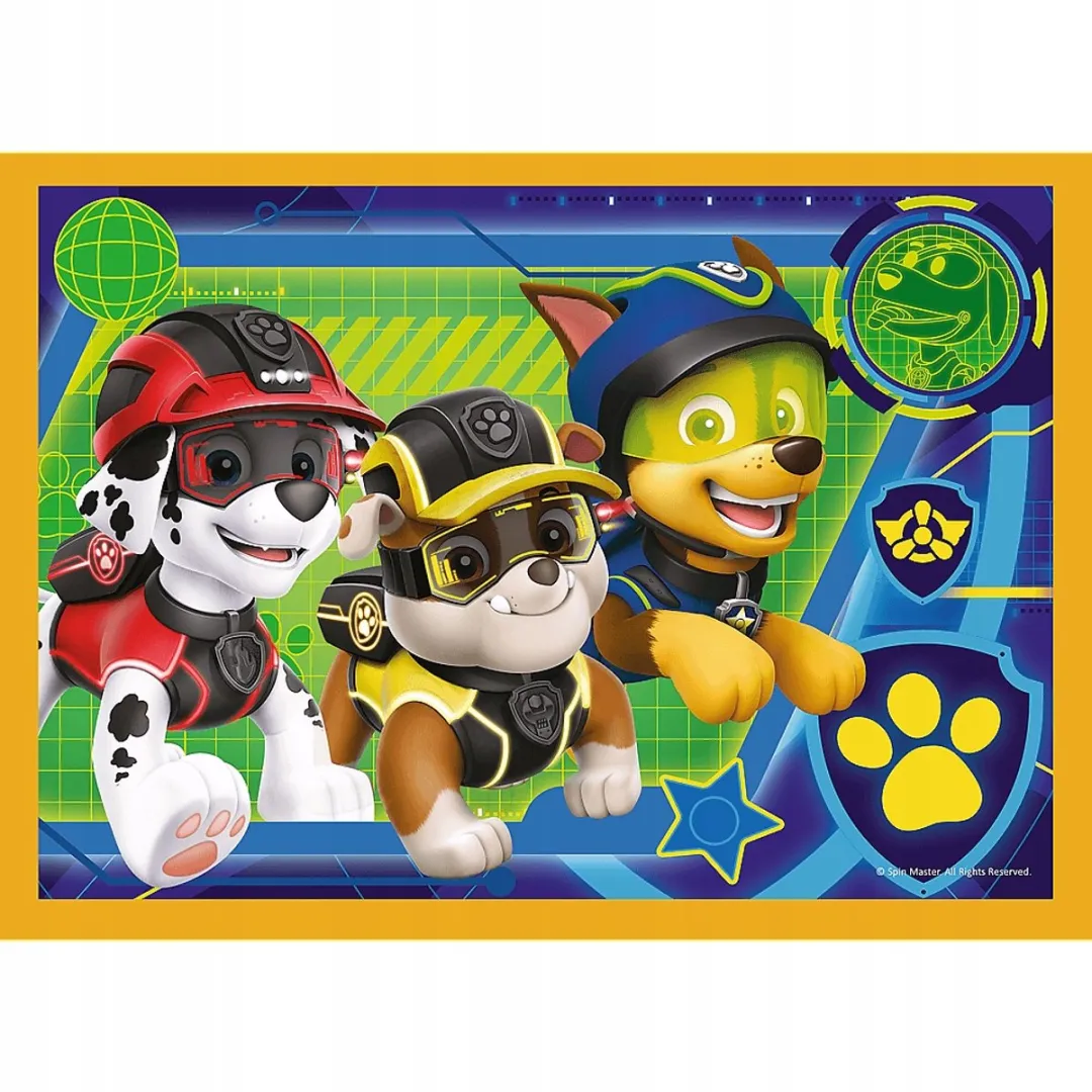 Trefl Paw Patrol Stadsuitje Puzzelset 207 Stuks - 4 in 1