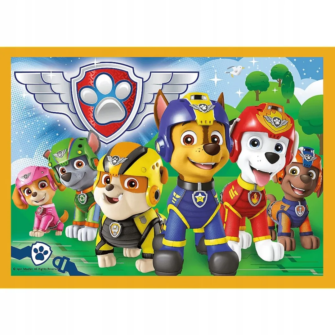 Trefl Paw Patrol Stadsuitje Puzzelset 207 Stuks - 4 in 1