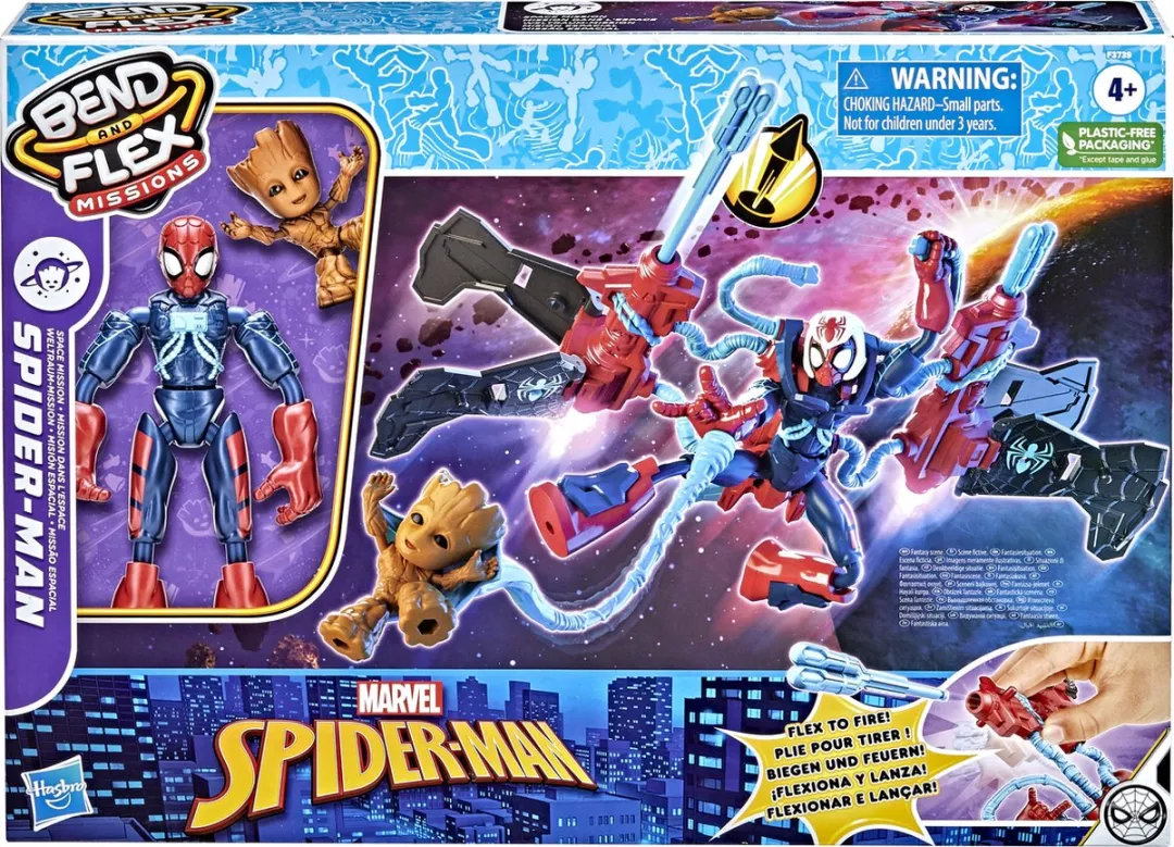Spider-Man Bend N Flex Space Mission Flex Jet - Speelfiguur 576-7395