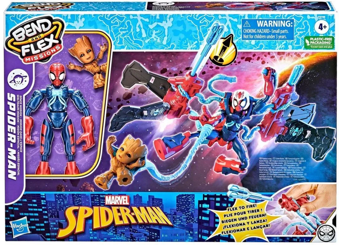 Spider-Man Bend N Flex Space Mission Flex Jet - Speelfiguur 576-7395